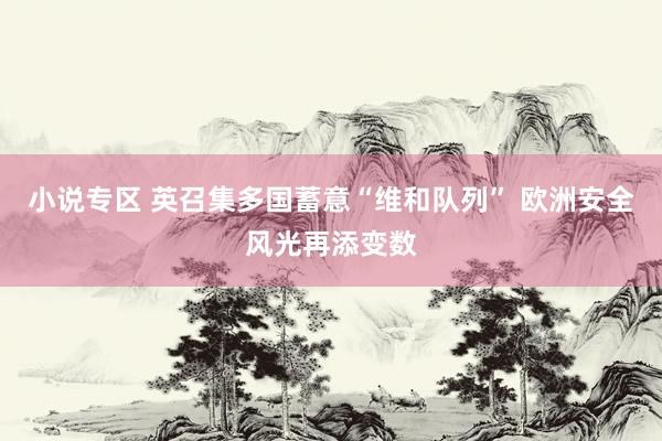 小说专区 英召集多国蓄意“维和队列” 欧洲安全风光再添变数